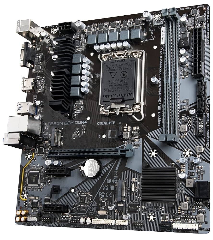 Amazon | GIGABYTE B660M D2H DDR4 Rev.1.0 マザーボード Micro